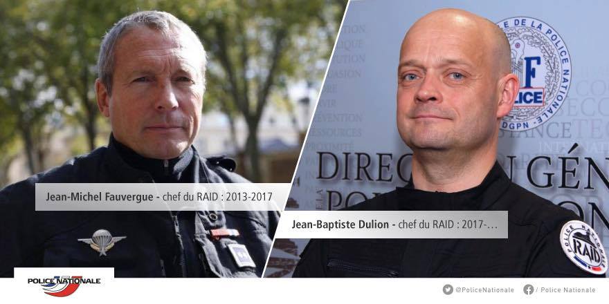 Le nouveau patron du RAID, Jean-Baptiste Dulion, prend ses fonctions