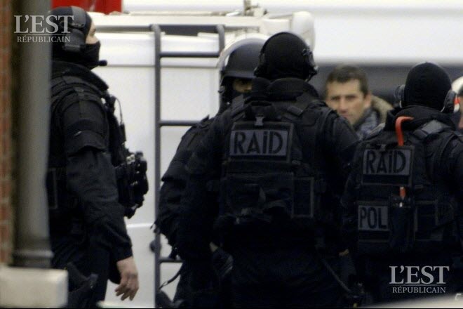 Besançon : opération antiterroriste du RAID