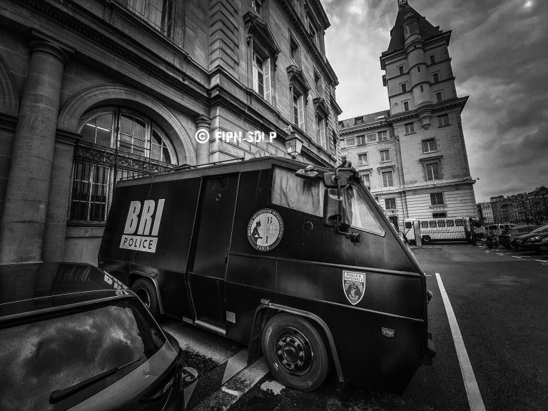 Les véhicules du RAID et de la BRI