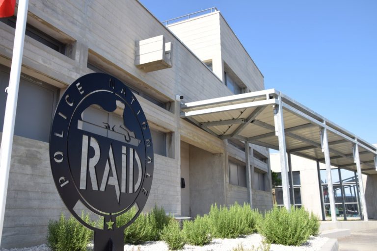 Inauguration de la nouvelle base du RAID Marseille.