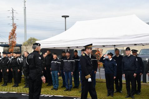 Inauguration des nouveaux locaux du RAID de Lyon.
